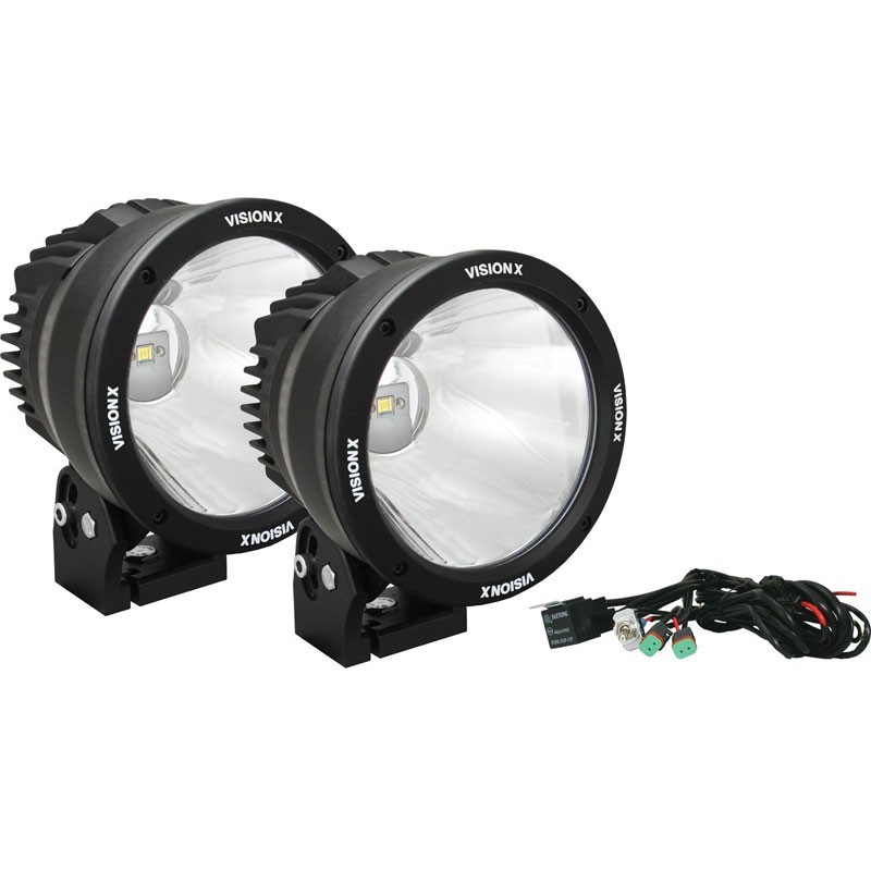Kit phares LED Cannon 6.7" 50 watts Vision-X Kit phares LED Cannon 6.7" 50 watts Vision-X
