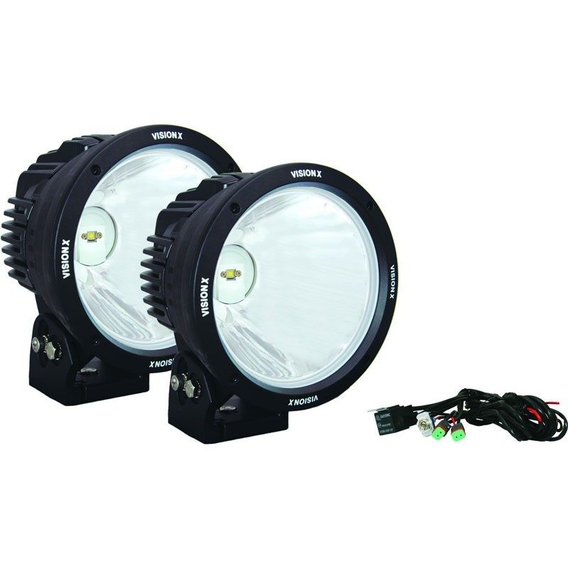 Kit phares LED Cannon 8.7" 200 watts Vision-X Kit phares LED Cannon 8.7" 200 watts Vision-X