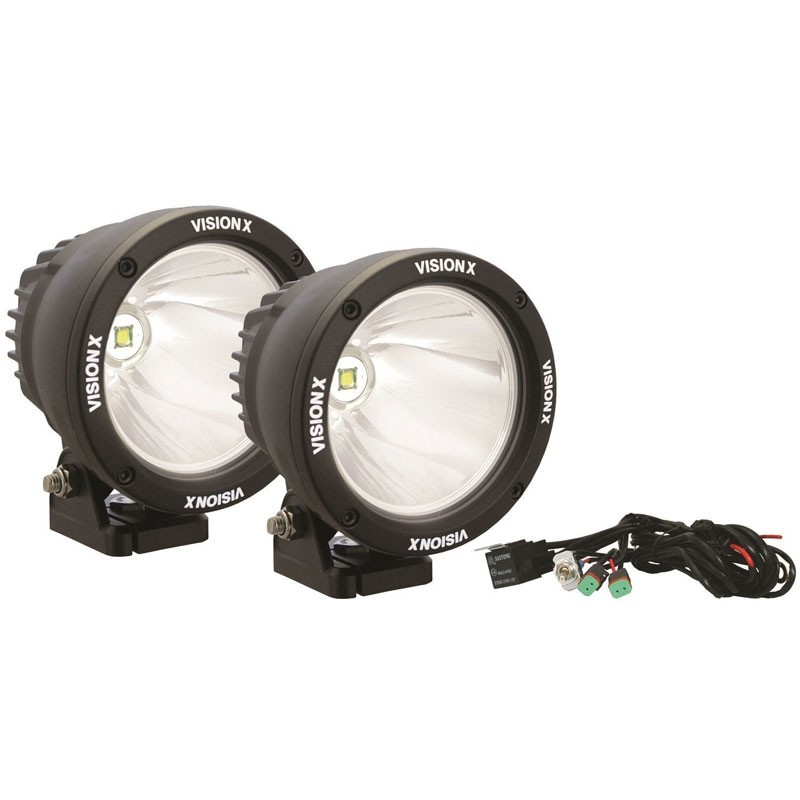 Kit phares LED Cannon 4.7" 40 watts Vision-X