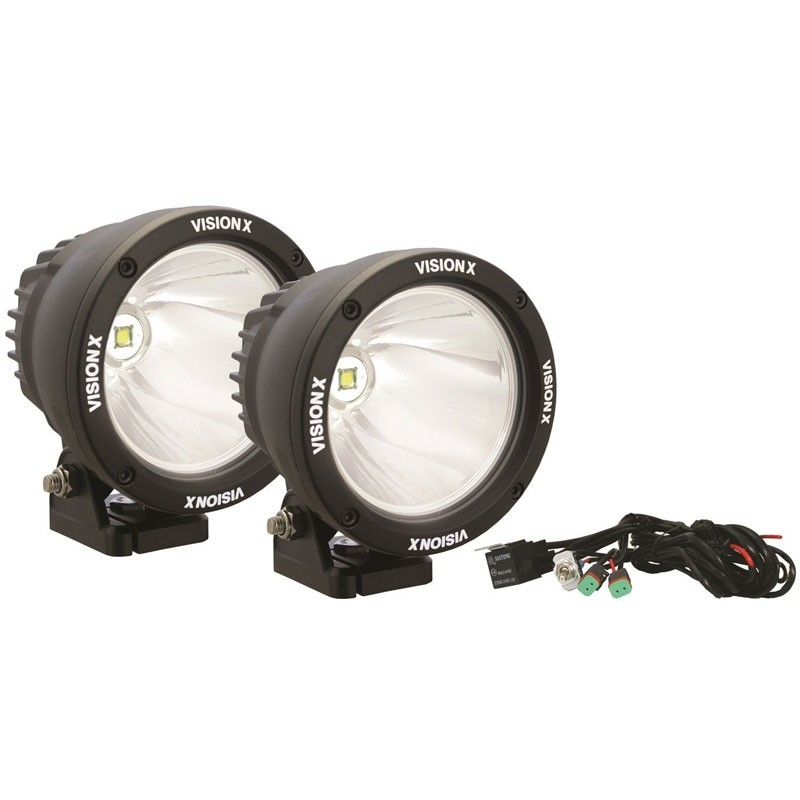 Kit phares LED Cannon 4.7" 40 watts Vision-X Kit phares LED Cannon 4.7" 40 watts Vision-X