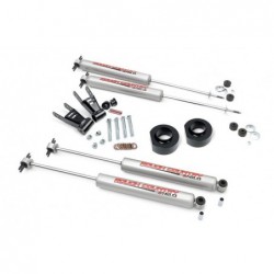 Kit câles ressorts et jumelles Rough Country +1.5-2" Jeep Cherokee XJ