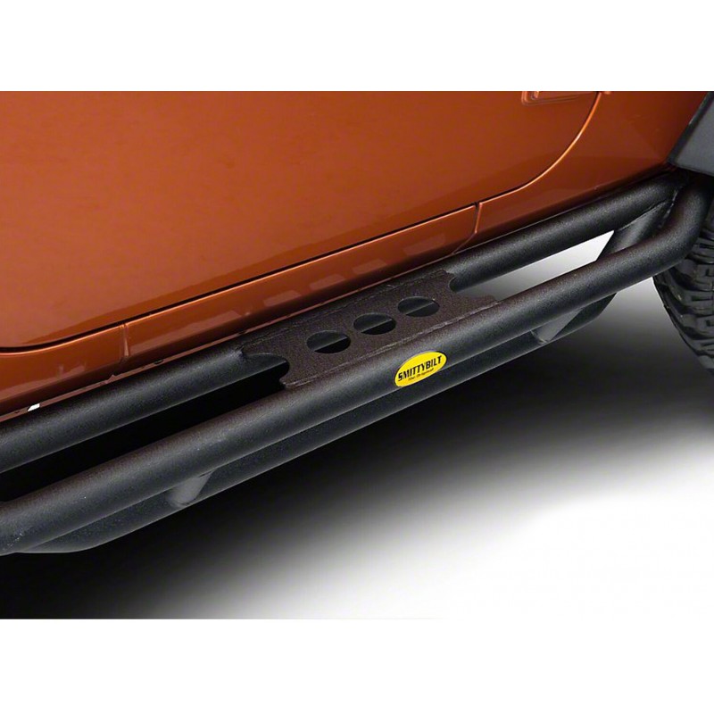 Protections latérales SCR Smittybilt Jeep Wrangler JK 2 portes 2007-2017 Protections latérales SCR Smittybilt Jeep Wrangler JK 2 portes 2007-2017