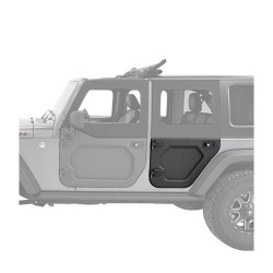 Demi-portes arrière Core Bestop aluminium moulé Jeep Wrangler JK 4 portes