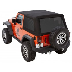 Bâche Bestop Trektop NX Glide Black Diamond Jeep Wrangler JK 2 portes