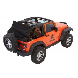 Bâche Bestop Trektop NX Glide Black Diamond Jeep Wrangler JK 2 portes