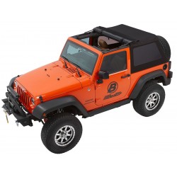 Bâche Bestop Trektop NX Glide Black Diamond Jeep Wrangler JK 2 portes