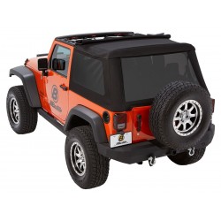 Bâche Bestop Trektop NX Glide Black Diamond Jeep Wrangler JK 2 portes