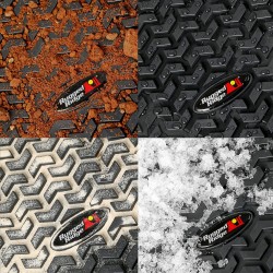 Kit tapis de sol 5 pièces Rugged Ridge pour Jeep Wrangler JK