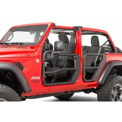 Demi-portes acier tubulaires Fortis Rugged Ridge pour Jeep Wrangler JL Unlimted