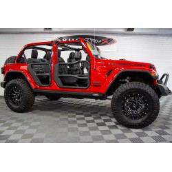 Demi-portes acier tubulaires Fortis Rugged Ridge pour Jeep Wrangler JL et Gladiator JT