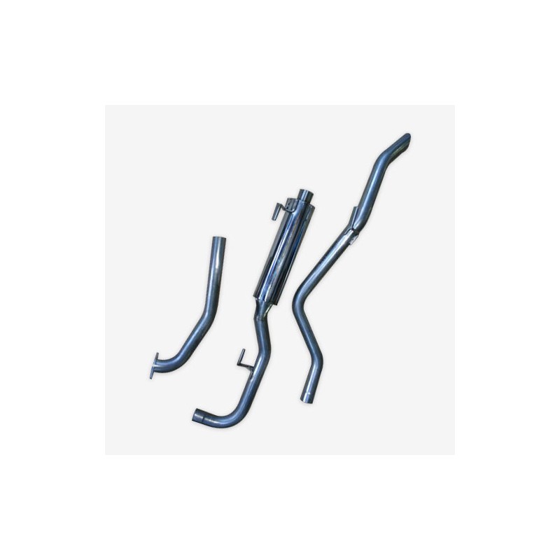 Ligne échappement Inox Nissan Navara D40 4 cylindres Ligne échappement Inox Nissan Navara D40 4 cylindres