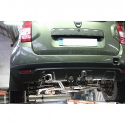 Ligne d'échappement complète Inox pour Dacia Duster 4x4 1.5L DCI