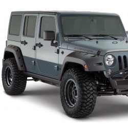 Extensions d'ailes Bushwacker Pocket Style Jeep Wrangler JK Unlimited