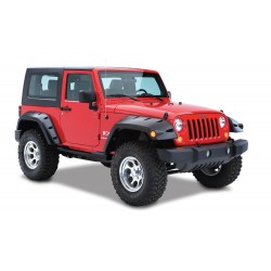 Extensions d'ailes Bushwacker Pocket Style Jeep Wrangler JK 2 portes 2007-2017