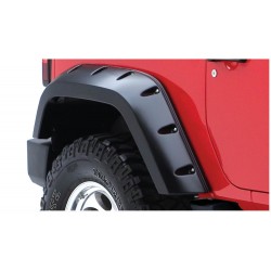 Extensions d'ailes Bushwacker Pocket Style Jeep Wrangler JK 2 portes 2007-2017