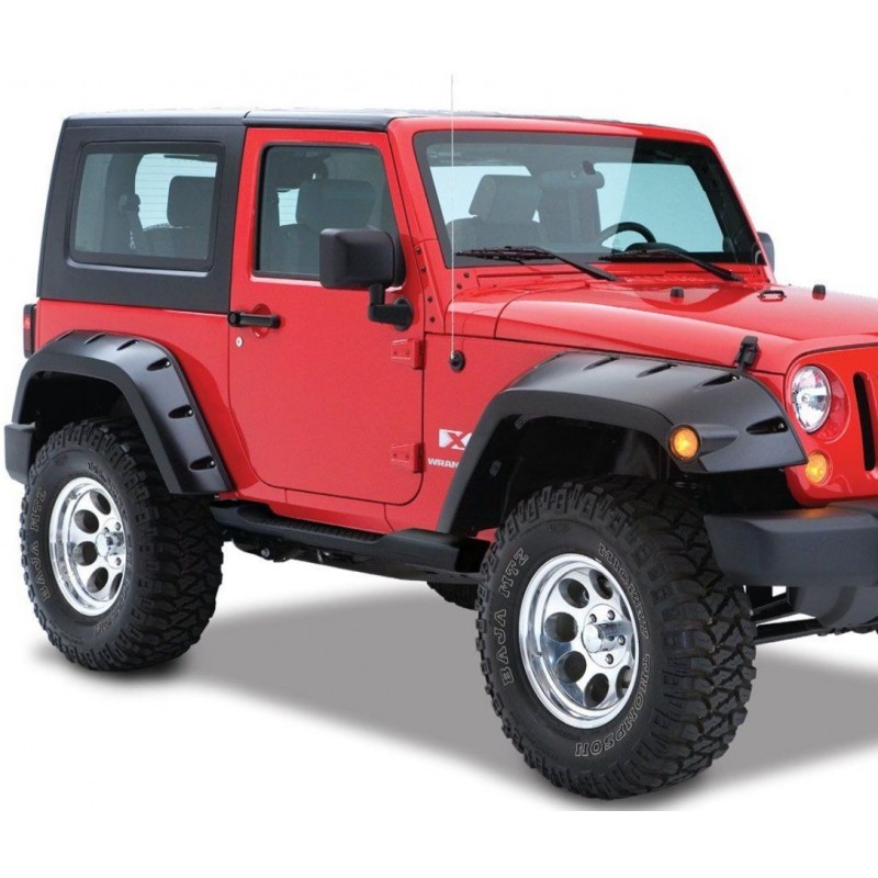 Extensions d'ailes Bushwacker Pocket Style Jeep Wrangler JK 2 portes 2007-2017 Extensions d'ailes Bushwacker Pocket Style Jeep Wrangler JK 2 portes 2007-2017