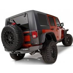 Extensions d'ailes Bushwacker Flat Style Jeep Wrangler JK Unlimited