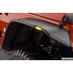 Extensions d'ailes Bushwacker Flat Style Jeep Wrangler JK Unlimited