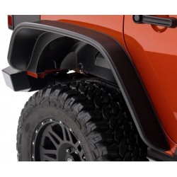 Extensions d'ailes Bushwacker Flat Style Jeep Wrangler JK Unlimited