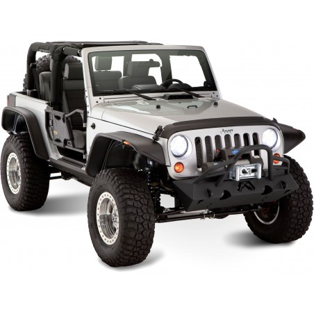 Extensions d'ailes Bushwacker Flat Style Jeep Wrangler JK 2 portes