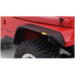 Extensions d'ailes plates Dura-Flex Bushwacker 15,5 cm Jeep Wrangler YJ