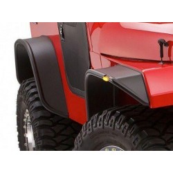 Extensions d'ailes Bushwacker Flat Style 15,5 cm Jeep Wrangler TJ