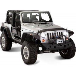 Extensions d'ailes Bushwacker Flat Style 15,5 cm Jeep Wrangler TJ