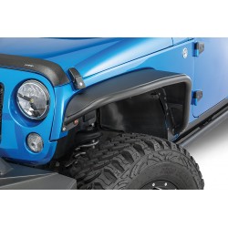 Extensions d'ailes plates aluminium Bushwacker Jeep Wrangler JK 2/4 portes 2007-2017