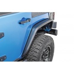 Extensions d'ailes plates aluminium Bushwacker Jeep Wrangler JK 2/4 portes 2007-2017