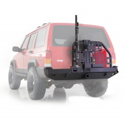 Pare-chocs arrière + Support Roue de secours Smittybilt XRC Jeep Cherokee XJ