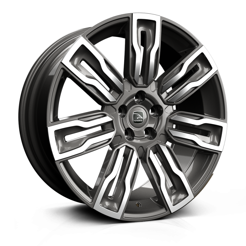 Jante aluminium Hawke Hermes Gunmetal Polish 22 pouces Jante aluminium Hawke Hermes Gunmetal Polish 22 pouces
