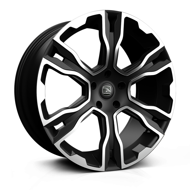 Jante aluminium Hawke Spirit Matt Black Polish 22 pouces Jante aluminium Hawke Spirit Matt Black Polish 22 pouces