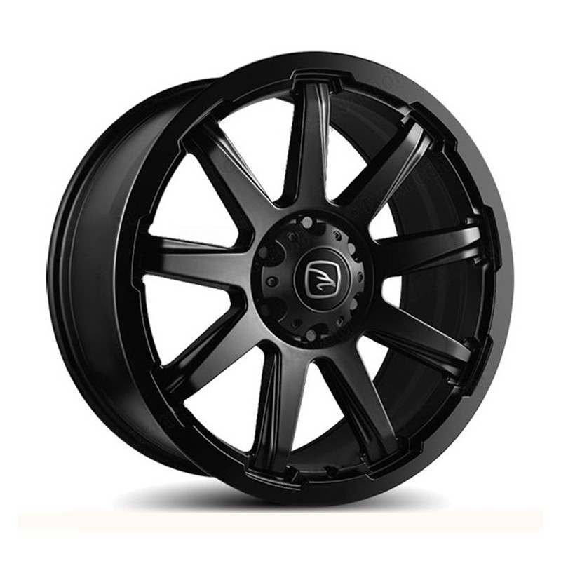 Jante aluminium Hawke Hurricane Matt Black 18 et 20 pouces Jante aluminium Hawke Hurricane Matt Black 18 et 20 pouces