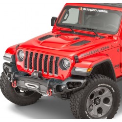 Pare-chocs avant acier Venator Rugged Ridge pour Jeep Wrangler JL de 2018 à 2022