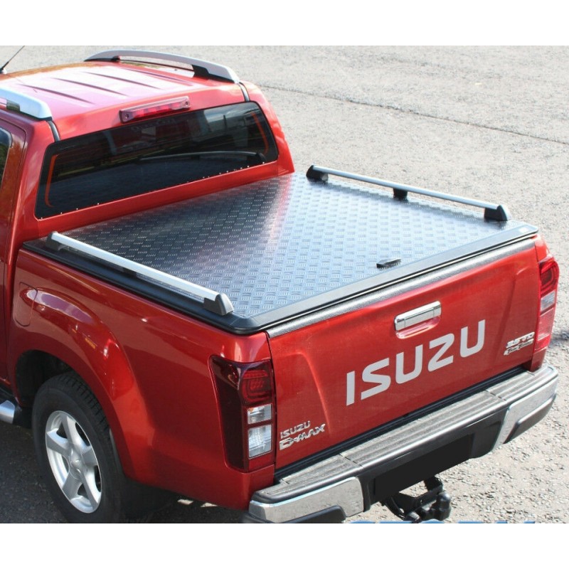 Couvre benne aluminium EGR Black Powder Coated Isuzu D-Max 2012-2019 Couvre benne aluminium EGR Black Powder Coated Isuzu D-Max 2012-2019