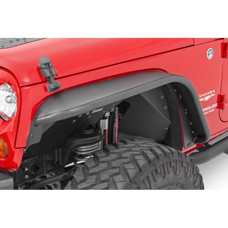 Extensions d'ailes acier tubulaires Rough Country Jeep Wrangler JK Extensions d'ailes acier tubulaires Rough Country Jeep Wrangler JK