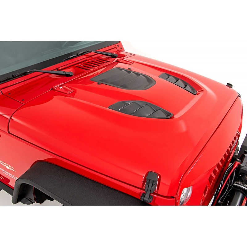 Capot moteur Vented Rough Country Jeep Wrangler JK 2007-2017 Capot moteur Vented Rough Country Jeep Wrangler JK 2007-2017