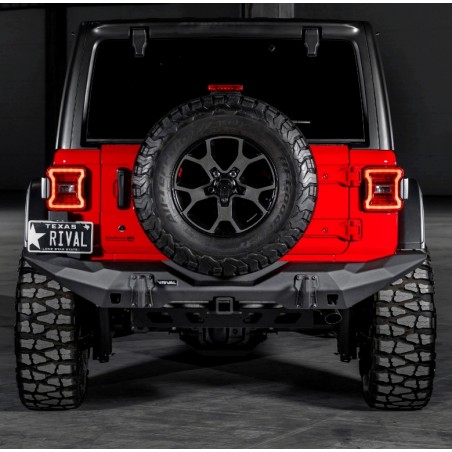 Pare-chocs arrière aluminium Rival pour Jeep Wrangler JL 2018-2024