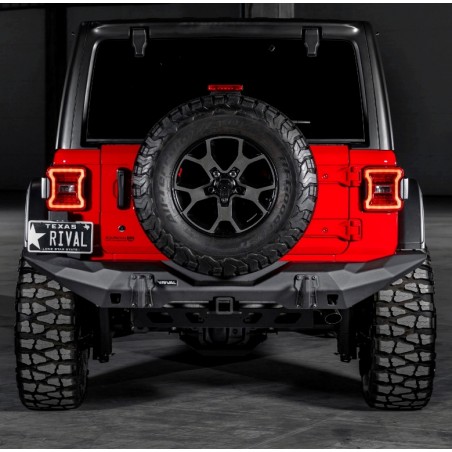 Pare-chocs arrière aluminium Rival pour Jeep Wrangler JL 2018-2022