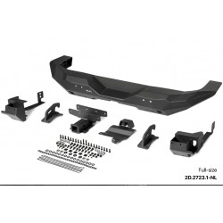 Pare-chocs arrière aluminium Rival pour Jeep Wrangler JL 2018-2024