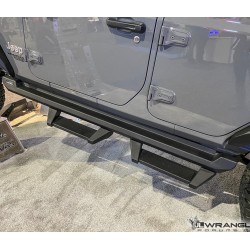 Marchepieds aluminium Rock Sliders Rival Jeep Wrangler JL 2018-2022