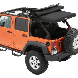 Bâche Supertop Ultra Black Twill Bestop Jeep Wrangler JK 4 portes