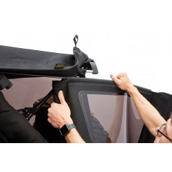 Bâche Supertop Ultra Black Twill Bestop Jeep Wrangler JK 4 portes