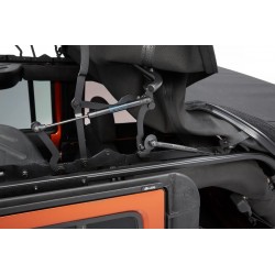 Bâche Supertop Ultra Black Twill Bestop Jeep Wrangler JK 4 portes