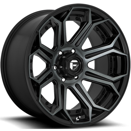 Jante Fuel Off-Road Siege D704 Gloss Black Brushed