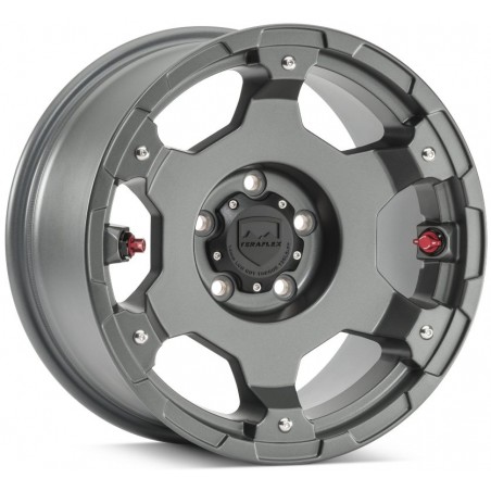 Teraflex Deluxe Nomad Wheel in Titanium Gray for 07-20 JL, JK ,JT