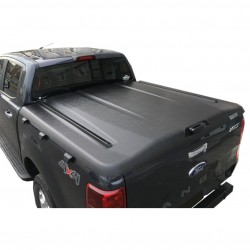 Le couvre benne Sportdlid Premium pour Ford Ranger Double Cabine de 2012 à 2020 est livré Noir