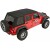 Bâche Trektop Pro Hybrid Black Twill Jeep Wrangler JK 4 portes