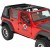 Bâche Trektop Pro Hybrid Black Twill Jeep Wrangler JK 4 portes