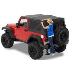 Bâche Supertop NX Bestop Black Diamond Jeep Wrangler JK 2 portes